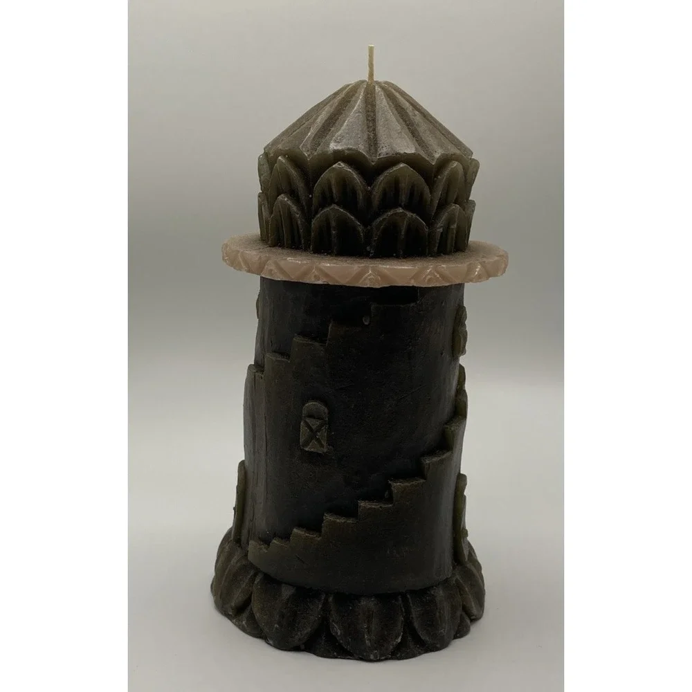 10 inch‎ Castle Protection Candle Religious Wiccan And Paganism Hand Carved